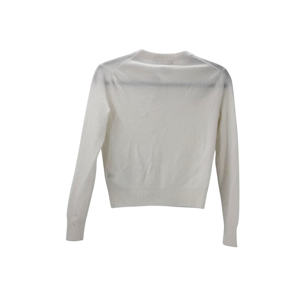 J. Crew Perfect Cashmere Cardigan Sweater Long Sleeves Snow Size XXS NWOT - Picture 7 of 11